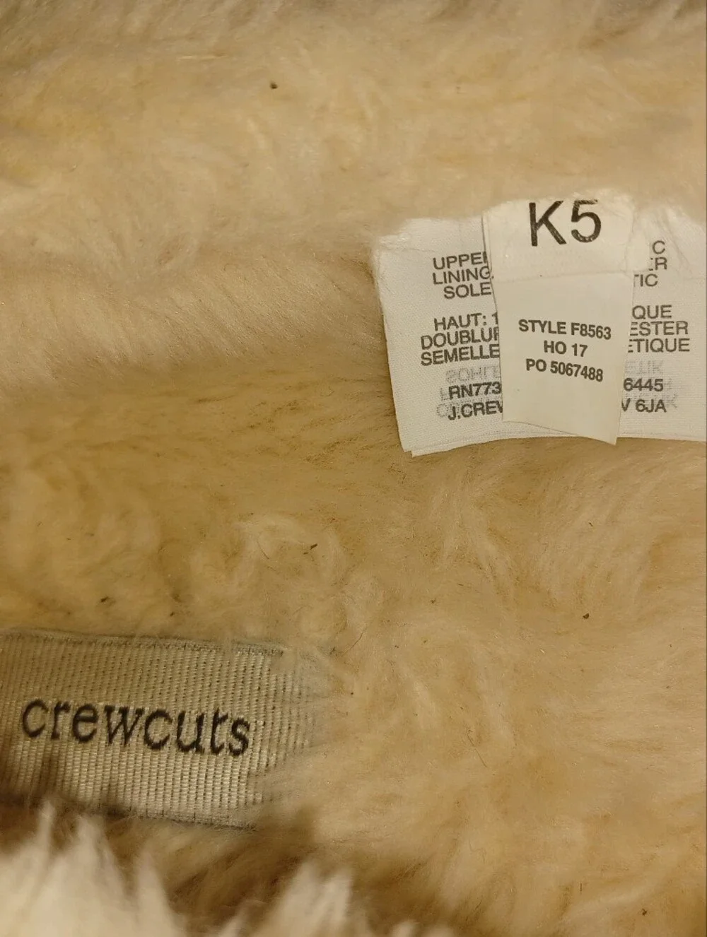 Crewcuts Pink Glitter Faux-Fur Lined Moccasins